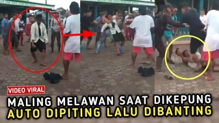 Maling Sok Gahar !! Auto Babak Belur Setelah Dibanting Binaraga