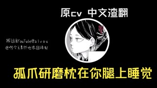 睡前好物：孤爪研磨枕在你腿上睡觉