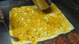 / egg curry bread roti john - malaysian street food