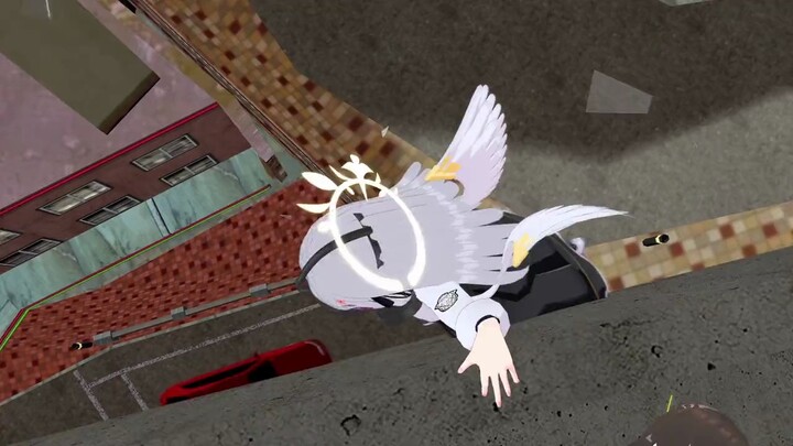 [Transportasi] [Blue File MMD] Pertarungan pengejaran dan intersepsi Azusa [Penulis asli: がんくり (gunk