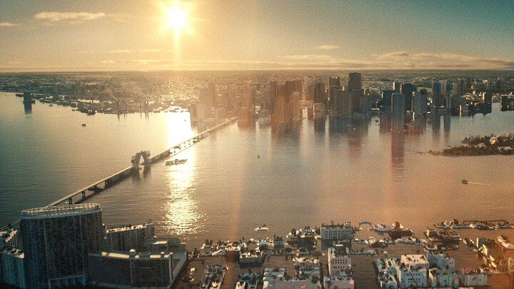 In the future, a massive flood submerges the Earth—poor people drown in the sea, while only the rich