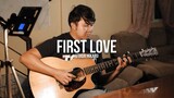 First Love - Utada Hikaru | Fingerstyle Guitar Cover | Lyrics