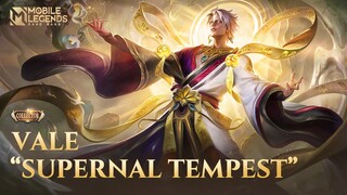 New Collector Skin | Vale "Supernal Tempest" | Mobile Legends: Bang Bang