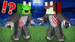 JJ and Mikey Became a Werewolf in Minecraft - Maizen