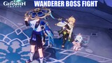 Genshin Impact - Wanderer Boss Fight (Scaramouche vs Wanderer)