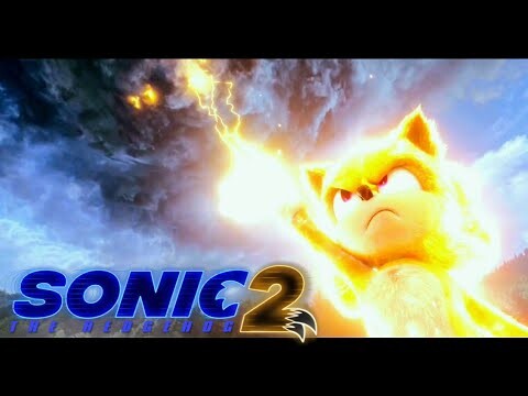 Super Sonic utilizando su poder | Sonic 2 | clip 4k Español Latino