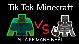 Tik Tok Minecraft #26 - Trận Chiến Kinh Khủng Nhất Giữa Trong Minecraft