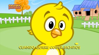 Pollito Amarillito | Galinha Pintadinha e sua turma em Espanhol | Animation meme [oc]