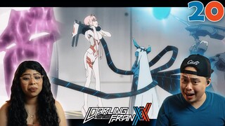 PILOTING KLAXOSAUR THIS WHOLE TIME! KLAXOSAUR VS VIRM! DARLING IN THE FRANXX EPISODE 20 REACTION