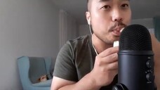 ASMR Finger Licking Lime Yoghurt & Glass Cup Nibbling 😛