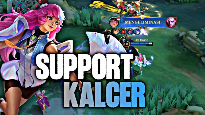 SUPPORT INI HABIS DIBUFF!! LET'S GOOO KITA GASSSKEUN!! - Mobile Legends