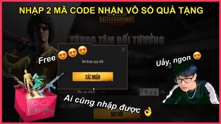 NHẬP 2 MÃ CODE NHẬN VÔ SỐ QUÀ TẶNG FREE | SKIN BALO, TRANG PHỤC HUYỀN THOẠI CÁC THỨ || PUBG MOBILE