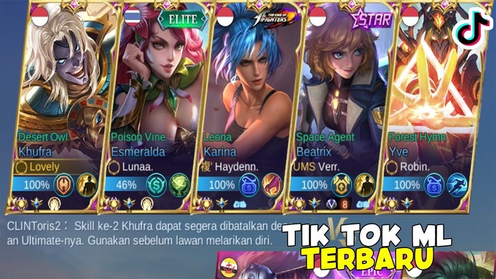 TIK TOK ML 2022 TERBARU KEREN VIRAL DAN LUCU - TIK TOK MOBILE LEGENDS PART 146