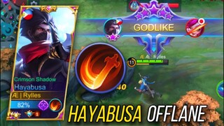 NEW OFFLANE HAYABUSA REVAMP GAMEPLAY | MLBB