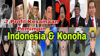 7 Kesamaan Pemimpin Indonesia dan Konoha