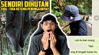 CAMPING SENDIRIAN DI TENGAH HUTANI!!! CHAT HISTORY SERAM RIZKY AULIA