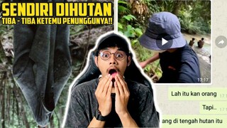 CAMPING SENDIRIAN DI TENGAH HUTANI!!! CHAT HISTORY SERAM RIZKY AULIA