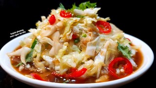 BẮP CẢI nấu ăn ngon theo cách này ăn là ghiền | món chay | vegan recipes