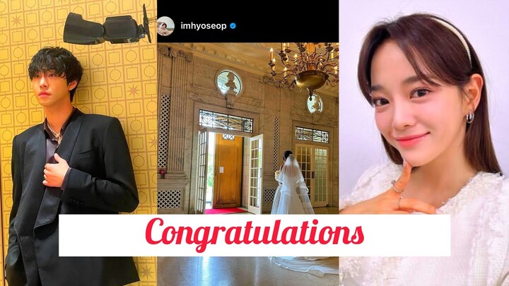 Ahn Hyo Seop Agency Revealed Ahn Hyo Seop And Kim Se Jeong Wedding Date