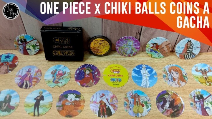 [ GACHA ] One Piece ワンピース x Chiki Balls Coins A Koin Luffy ルフィ Nami ナミ Zoro ゾロ Sanji サンジ Usopp ウソップ