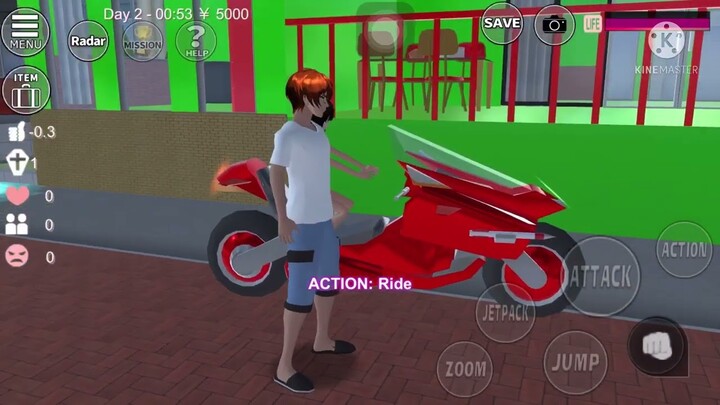 แว้นรถแข่งกับรถกระป๋อง🤣🤣🤣 #SakuraSchoolSimulator