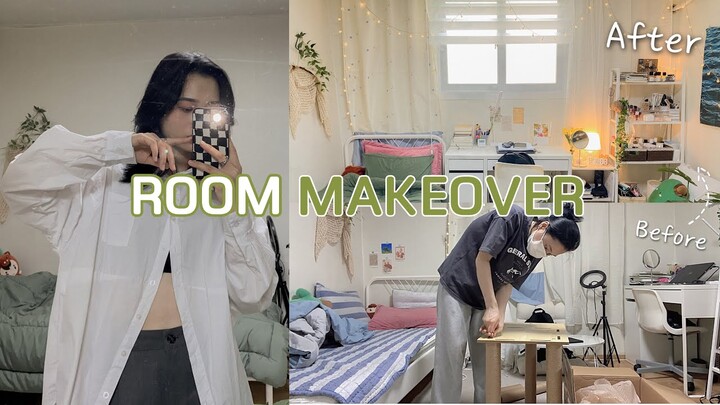 ROOM MAKEOVER| DỌN DẸP VÀ THAY ĐỔI ONE ROOM ĐÓN HỌC KÌ MỚI 📗📚🎒