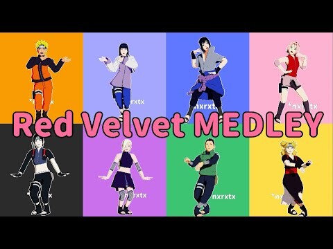 Red Velvet MEDLEY【NARUTO MMD】NARUHINA*SASUSAKU*SAIINO*SHIKATEMA