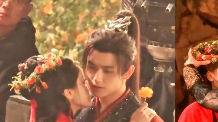 Dizzy! Reba's neck turned red and warm after she smelled Chen Feiyu's hair! He put a wreath on her! 