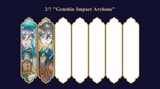 Vell's Achievements: Genshin Impact Archons (Progress: 2/7)