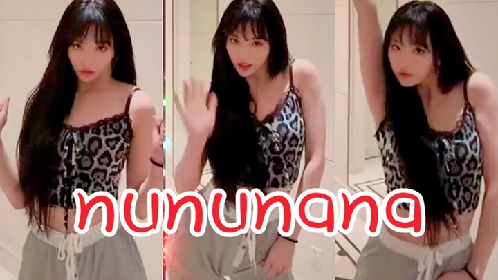 The Queen of Flipping Hair! Kong Xueer covers Jessi's "Nununana"! Amazing!
