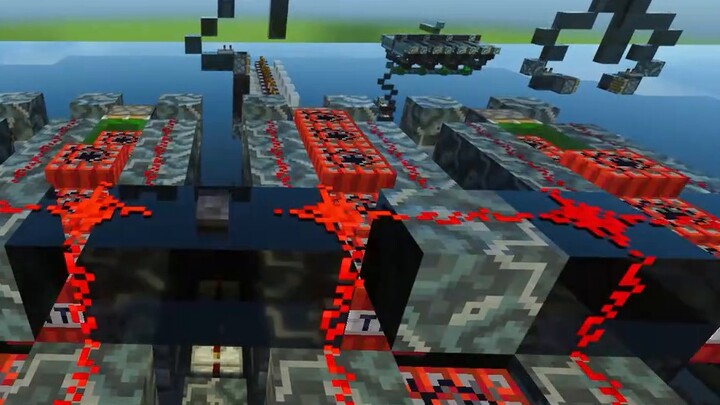 【الإصدار الأصلي من MC】 عندما تقفز بقارب خشبي يبلغ سرعته 2.6 ماخ لمسافة 60 كم