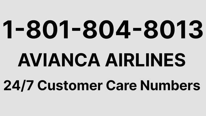 Número de Teléfono de Atención al Cliente de >-@*AVIANCA*@-< – Guía Completa Paso a Paso 2025