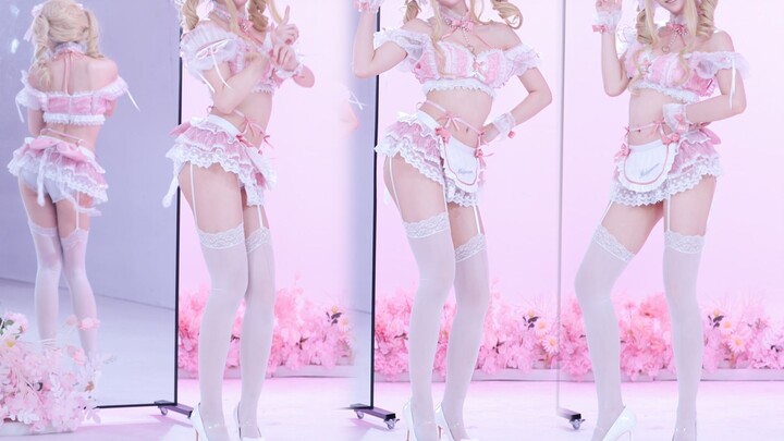 【Layar vertikal 4K】Mengenakan kostum pelayan seharga 800 yuan untuk memberikan hadiah kepada bayi ♡ 