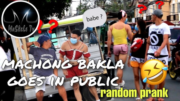 RANDOM PRANK | MAGANDANG DILAG | BAKLANG MACHO IN PUBLIC | MASKELSTV