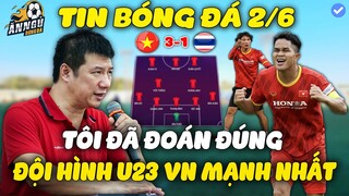 Đội Hình Ra Sân Chính Thức Mạnh Chưa Từng Thấy U23 VN Đấu U23 Thái Lan | BLV Quang Huy Đã Đoán Đúng