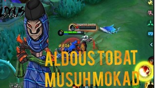 aldous tobat musuh langsung mokad