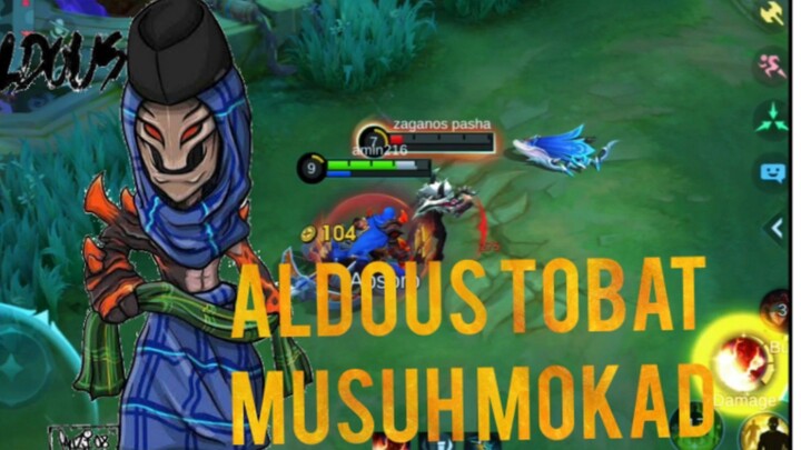 aldous tobat musuh langsung mokad