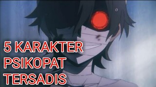 INILAH 5 KARAKTER ANIME PEMBUNUH BERDARAH DINGIN PALING KEJAM !