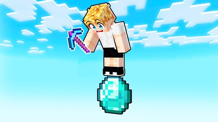 Minecraft tapi! Bertahan hidup hanya dengan satu blok berlian!? Semuanya berlian, bagaimana aku bisa