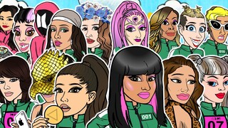 CELEBRITIES IN SQUID GAME (The CARTOON Series)