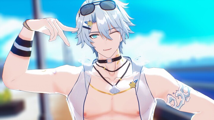 เฮ้ย Bai'e ได้สกินฤดูร้อนแล้วเหรอเนี่ย?! โชว์โมเดล Bai'e ‖Clear Sky Chasing Wave‖