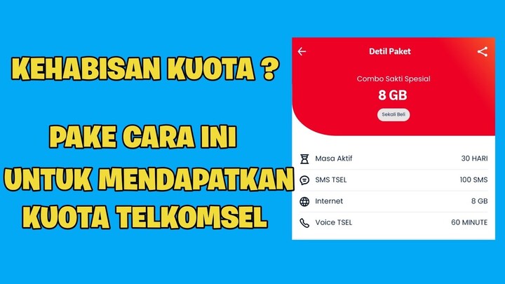 Cara Pinjam Kuota Telkomsel Terbaru | Cara Hutang Kuota Internet