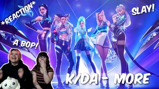 (QUAKING!!!) K/DA - MORE - REACTION