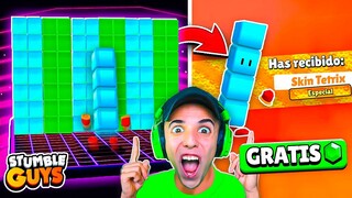 CONSEGUÍ GRATIS la NUEVA *SKIN TETRIS* en STUMBLE GUYS! 😱