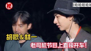 胡歌&林一，两个老司机节目里直接开车！