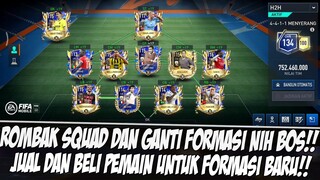 GAS BELI! ROMBAK SQUAD DAN GANTI FORMASI 4-4-1-1 FIFA MOBILE #fifamobile #fifamobile22 #fifamobile23