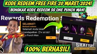 KODE REDEEM FREE FIRE TERBARU 20 MARET 2024 HARI INI - KODE REDEEM FF TERBARU 20 MARET 2024