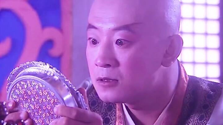 The shadow pig is about to swallow Zhu Bajie and take his place, only to be thwarted by Queen Nianhu