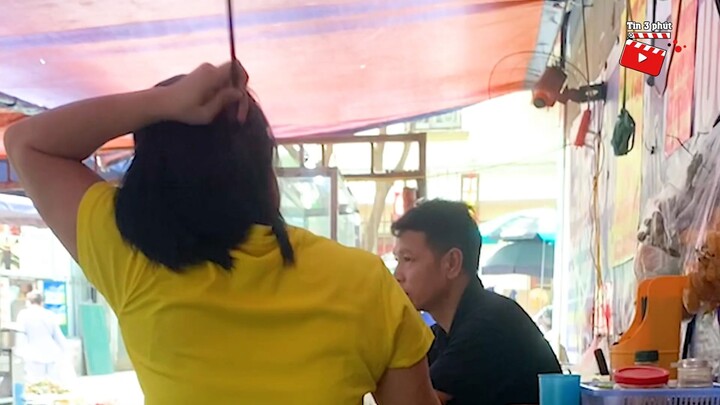 Vừa ăn xong tô bún cô gái BUỒN NÔN vì trông thấy chủ quán có HÀNH ĐỘNG LẠ