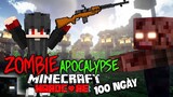 KiraMC Tóm Tắt 100 Ngày Minecraft Tận Thế Zombie Sinh Tồn Siêu Khó !! Zombie Apocalypse Hardcore
